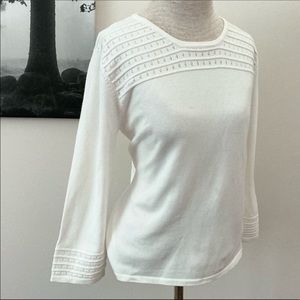 Laura Scott Petites Beaded Sweater